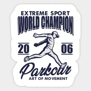 JUMPING PARKOUR Sticker